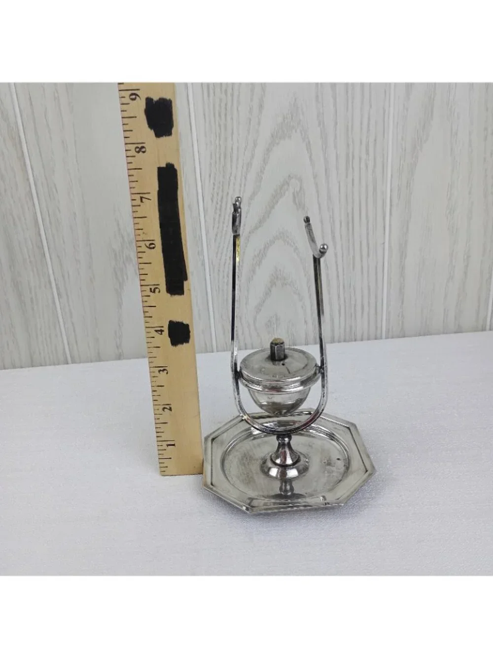 Antique Brandy Cognac Glass Snifter Warmer Marked 